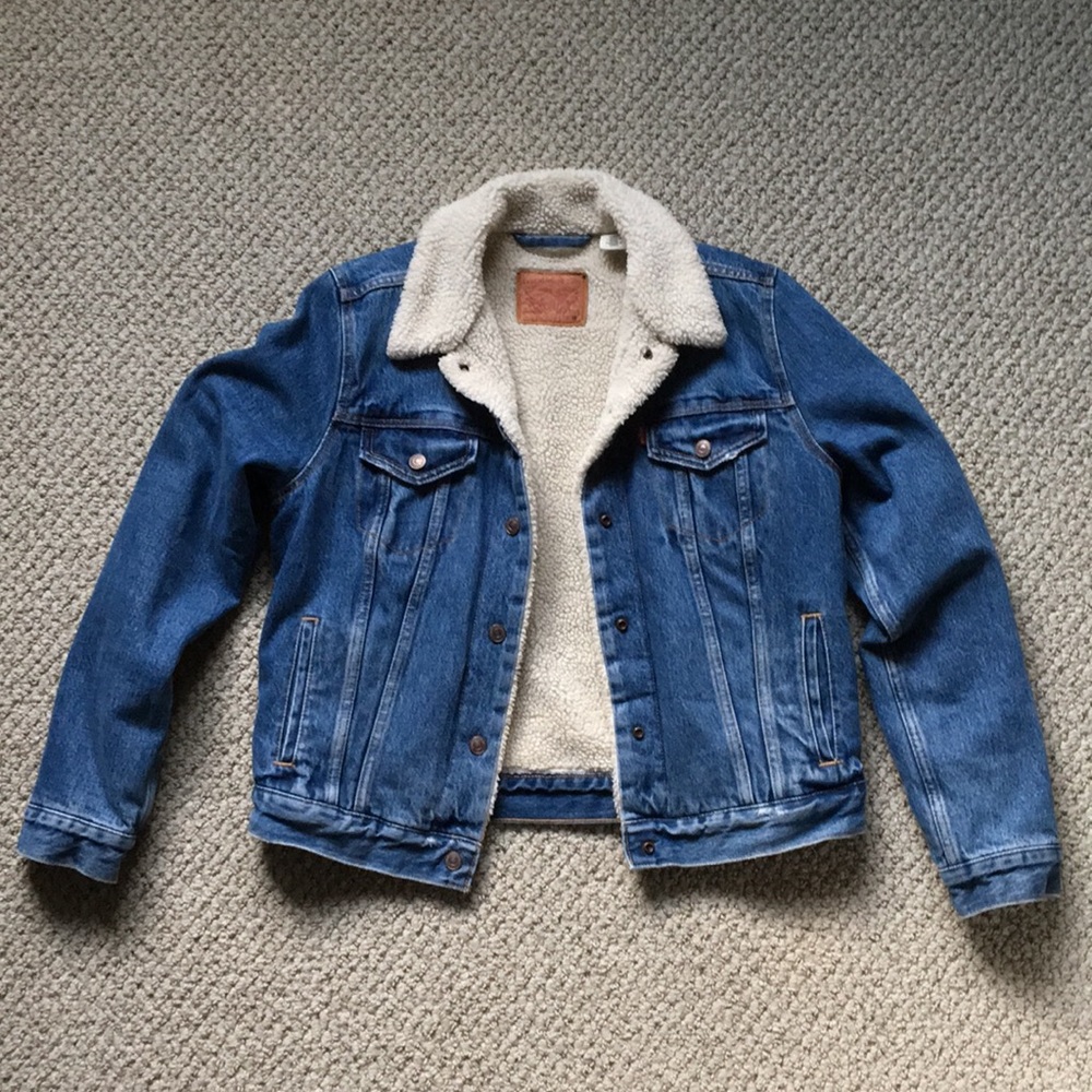 Levi’s denim Sherpa jacket
